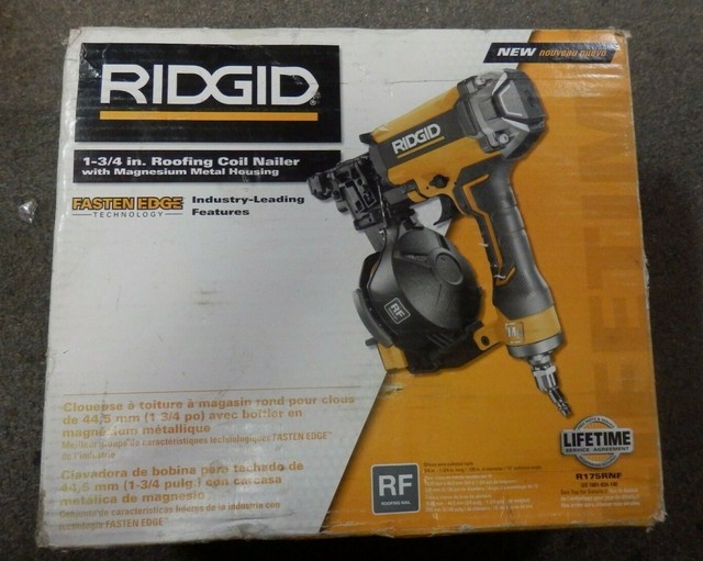 RIDGID R175RNF 13/4 in. Coil Roofing Nailer for sale online eBay