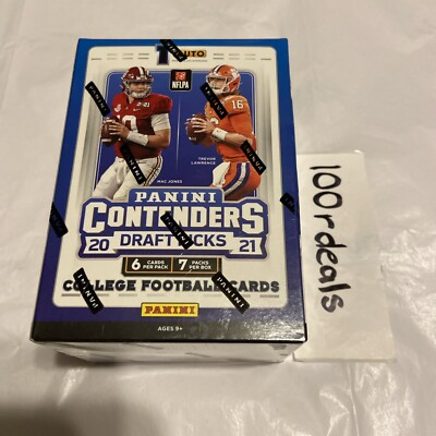 2021 Panini Contenders Draft Picks Blaster Box NFL Football Ships Today
