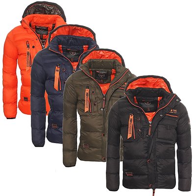 Herren Winterjacke Gefüttert - Winddichter Parka Für Outdoor & Alltag M-7XL
