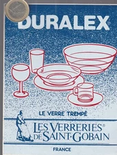 C42maisequip. DURALEX Saint Gobain glassware. Vintage