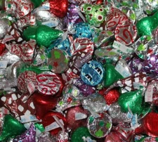 Hershey's Kisses MIX - BULK - Milk Chocolate Candy Cane - Choose  2 - 8 pounds
