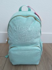 Stoney Clover Lane X Target Terry Cloth Embossed Backpack Green Nwt Limited