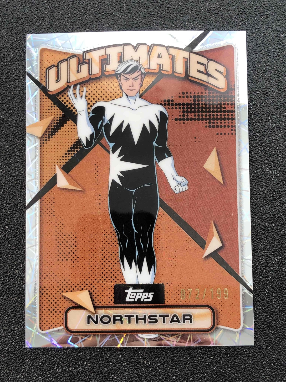 2025 Topps Finest Marvel X-Men '97 Ultimates Northstar #9 Laser Refractor /199