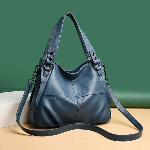 Neu Damentasche Shopper Leder Tasche Handtasche Damentaschen Schultertasche Groß - Bild 4 von 16