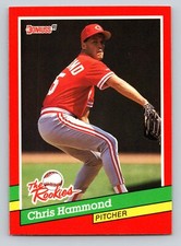 1991 Donruss The Rookies Baseball #19 Chris Hammond Cincinnati Reds