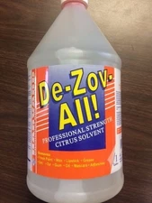 HARVARD DE-ZOV-ALL PROFESSIONAL CITRUS SOLVENT SPOTTER DEGREASER DEZOVALL GALLON