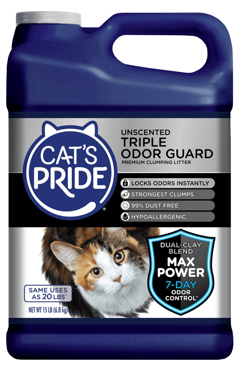 Cat's Pride Unscented Natural Care Cat Litter, 15lb Meijer