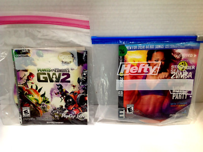 XBOX ONE Video Games Lot of 2 PLANTS vs ZOMBIES GW2 ZUMA WORLD PARTY
