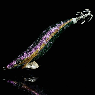 RUI SQUID JIG KR138 PURPLE BELLY UV SIZE 3.0 EGI ANGELKÖDER