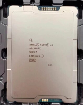Intel Xeon w9-3495X QS CPU processor 1.90GHz 56-Core 105MB FC-LGA16A LGA-4677