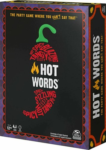 NEW | SPIN MASTER GAMES HOT WORDS PARTY GAME BOARD | AGES 12+, 4 + PLAYERS - Picture 2 of 5