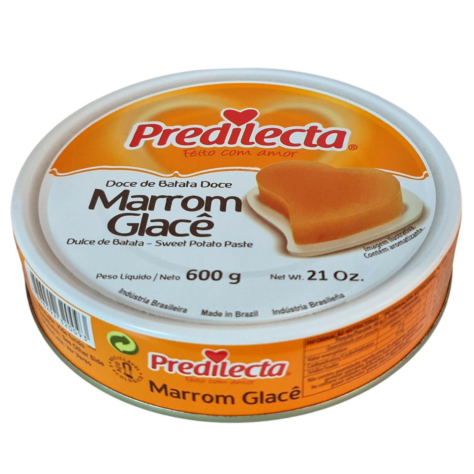DULCE DE BATATA DOCE DE BATATA PREDILECTA 600G SWEET POTATO PASTE JAM