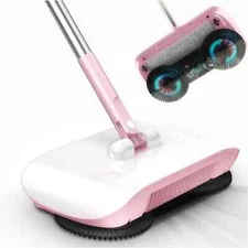 💝 PINK PUSH SWEEPER MOP SPIRAL FLOOR CLEANER