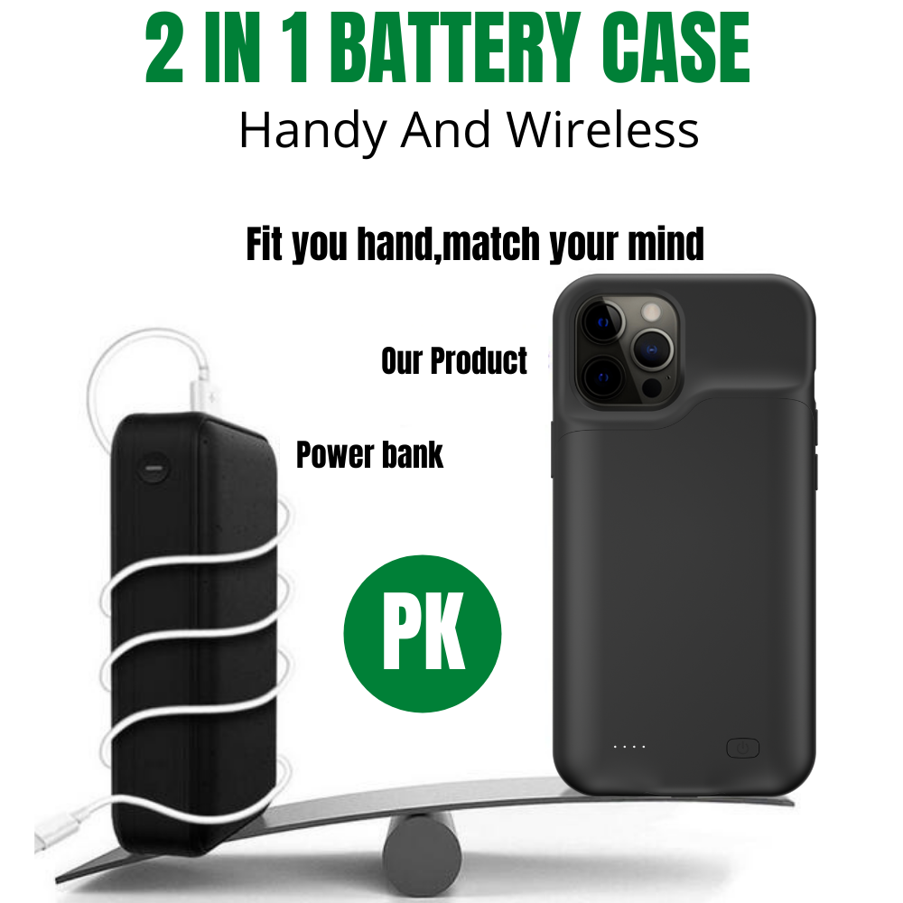 External Smart Battery Case For iPhone 11 Pro Max Power Bank Fast