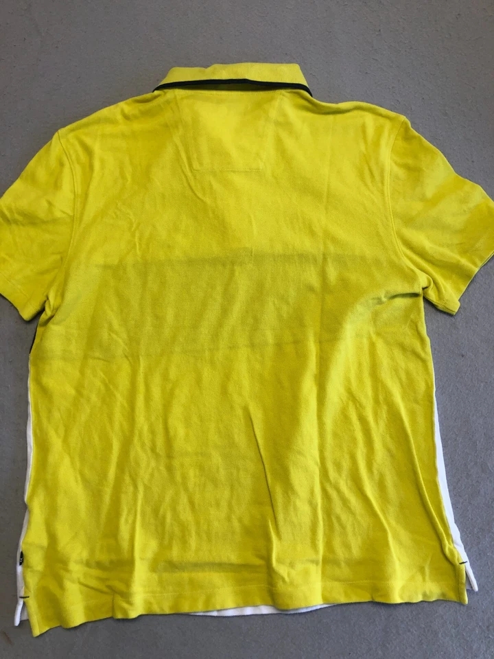 Camisa Polo Nautica Para Hombre Grande Brillante Bloque de Colores Clásica Algodón Tejido Logo Cuello Foto 3 de 4