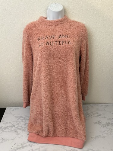 Shein Girl's Knit Long Sleeve Mock Neck Sweater Dress Lot Of 2 Sz 11-12Y Bear N1 - Picture 2 of 6