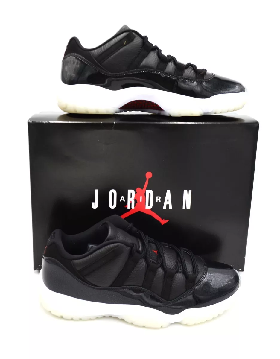 NEW AIR JORDAN 11 RETRO LOW MENS SHOES SIZE 12 BLACK GYM RED 72 10