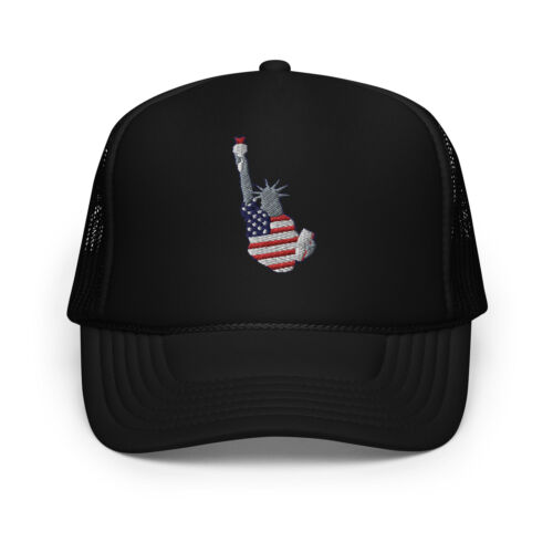 Statue of Liberty Embroidered Foam trucker hat - Picture 2 of 13