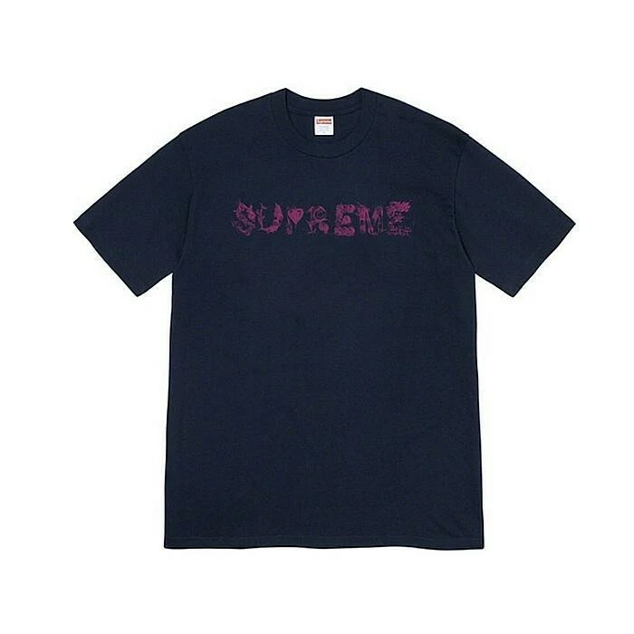 NEUF EN SAC AVEC ÉTIQUETTE SUPREME MORPH TEE GRAPHIQUE MARINE MOYEN M DS SS20 LIVRAISON GRATUITE