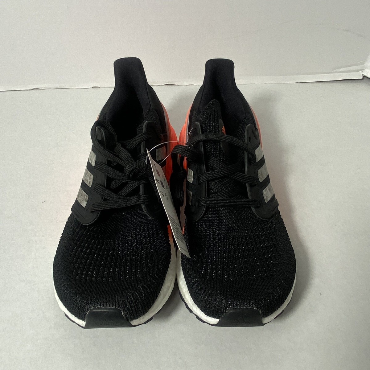 Adidas UltraBoost 20 Running Black Signal Coral EG0756 Men's Sz