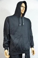 1 NEW PRO CLUB HEAVY WEIGHT PULLOVER FLEECE HOODIE SWEATSHIRT BLACK S-7XL 1PC