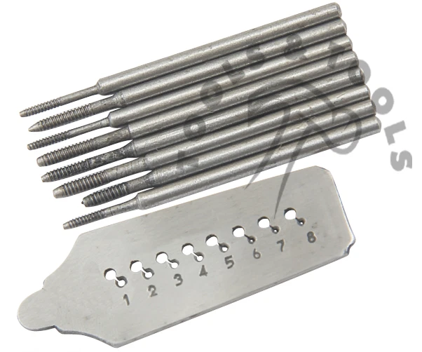 7 PCS MINI TAP DIE SET TAPS SCREW PLATE 1.2 1.6 MM WIRE THREADING