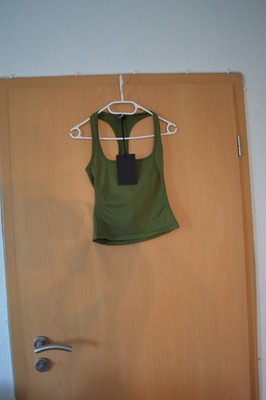 Alphalete Damen Racerback nahtloses Tanktop 36 Agave/grün