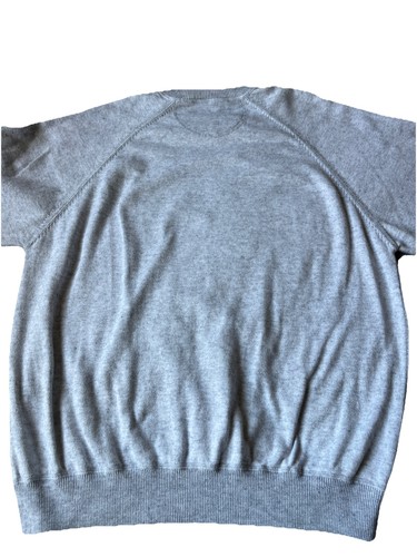 Reserve Patrick James Crew Neck Sweater Sz XL Grey Preppy Raglan Sleeve Comfort - Picture 3 of 14