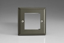 Modular Grid System Black DataGrid Plate Classic Graphite 21 2 Spaces Varilight