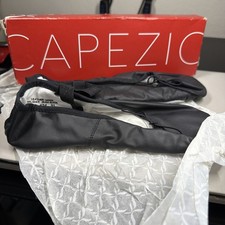 Capezio Black Daisy Ballet Shoes Size 8W New In Box
