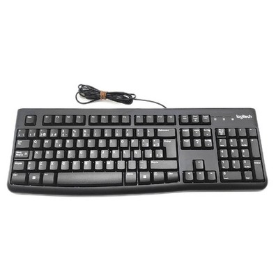 Logitech Tastatur Kabelgebundene Computerzubehör K120 Windows QWERTY Standard