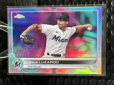2022 Topps Chrome Sonic #112 Jesus Luzardo Aqua Sonic Pulse /199 Marlins