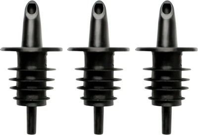 3-Pack Syrup Bottle Pourers Precise Control Professional Drink & Snow Cone      
