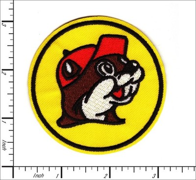 26 Pcs Embroidered Iron on patches  Round Texas Beaver  72mm AP040tB