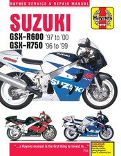Suzuki GSX-R600 & 750 (1996-2000) Haynes Repair Manual