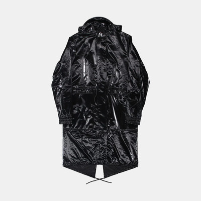 Rains String Parka / Größe S / mittellang / Herren / schwarz / Polyester