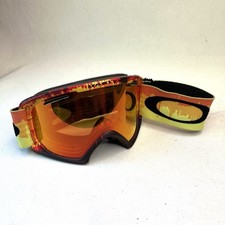 Oakley Red Orange Black Snow Board Ski Goggle...