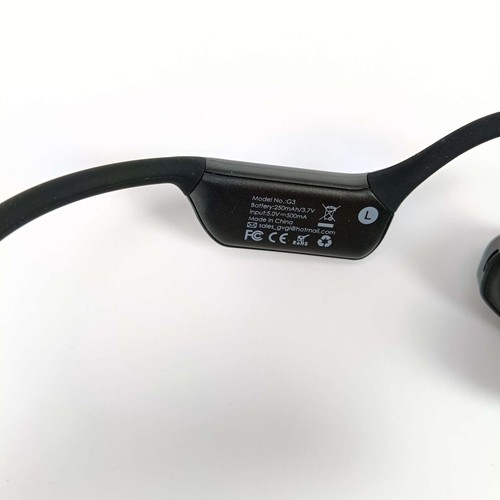 Słuchawki Bluetooth Giveet G3, czarne, z mikrofonem, zasięg 10m towar B - Zdjęcie 6 z 7