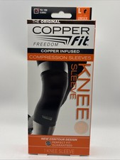 Copper Fit Freedom Copper Infused Compression Sleeves Knee Sleeve Large