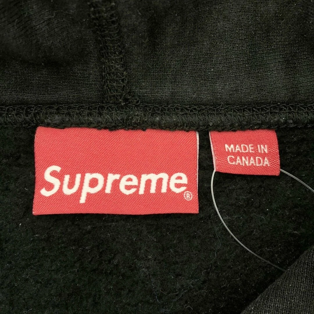 Felpa con cappuccio Supreme Cross Box logo nera XL usata MESC 0