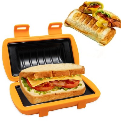 Mini Mikrowelle Toastie Sandwichmaker, Maker mit Orange 