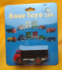 Early Carded Base Toys #LTP-01  Red Brown Tipper Truck, Lorry, Wagon
