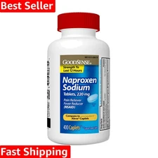Long-Lasting Naproxen Sodium Tablets 220mg – 400 Count for Pain Relief