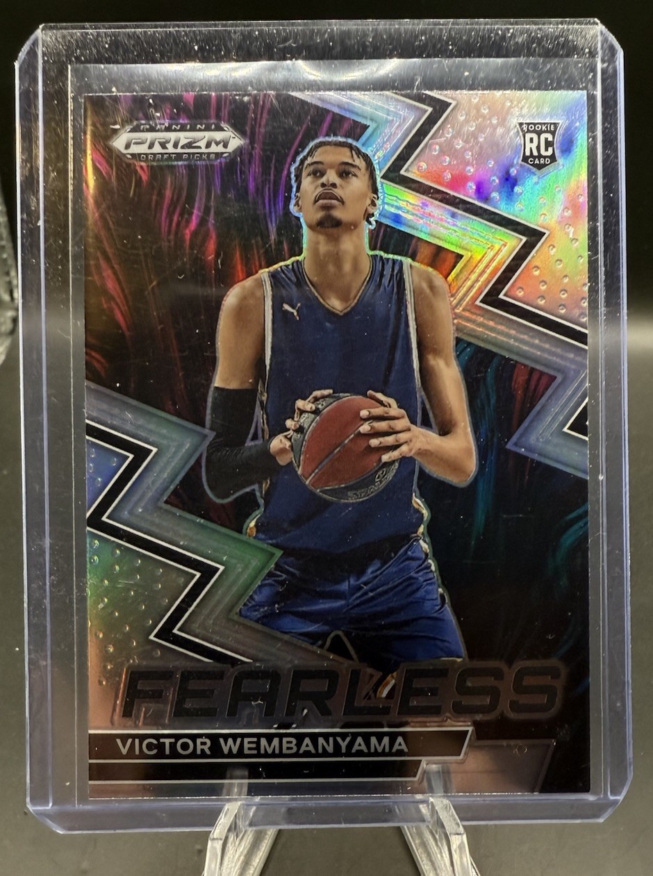 2023 Panini Prizm Draft Picks - Fearless Victor Wembanyama #1 Silver Prizm (RC)