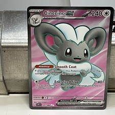 Cinccino EX 105/086 CR1en Ultra Rare Full Art Holo English Pokémon TCG