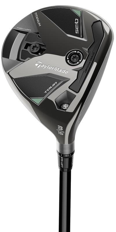 Left Hand TaylorMade Qi35 Tour 15* 3 Wood X Stf Kai'li Blue DarkWave FW 75 Excnt