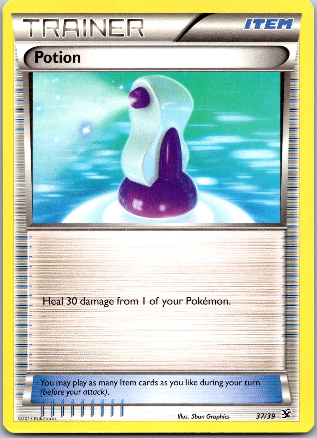 Potion 37/39 Kalos Starter Set Pokemon Heavily Played