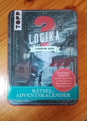 Logika Rätsel - Adventskalender / London 1850 / Kriminalfälle / TOPP /neuwertig