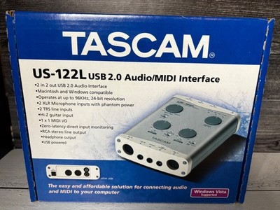 Tascam US-122L Audio Midi Interface. USB.  Buy me!!  