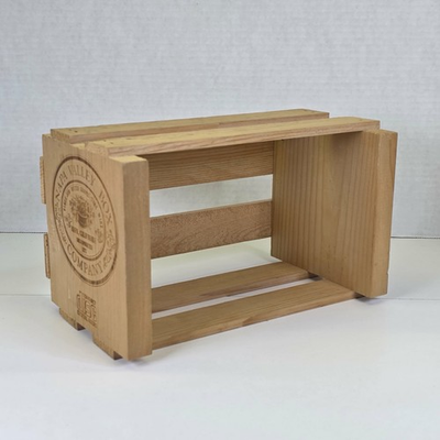 #ad #ad Vintage Napa Valley Wooden 20 CD Storage Crate Desktop Media Rack Box Holder $22.75